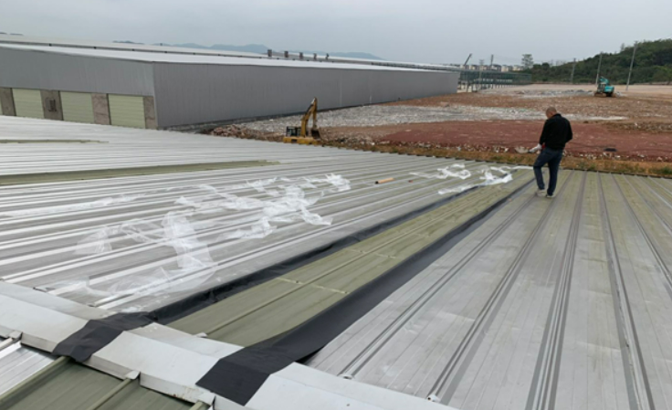 惠来厂房屋面防水维修案例